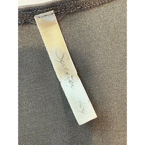 Sydney Joy Womens Front Knot Sheath Dress V Neck Sleeveless Silver Gray Small - Picture 6 of 6